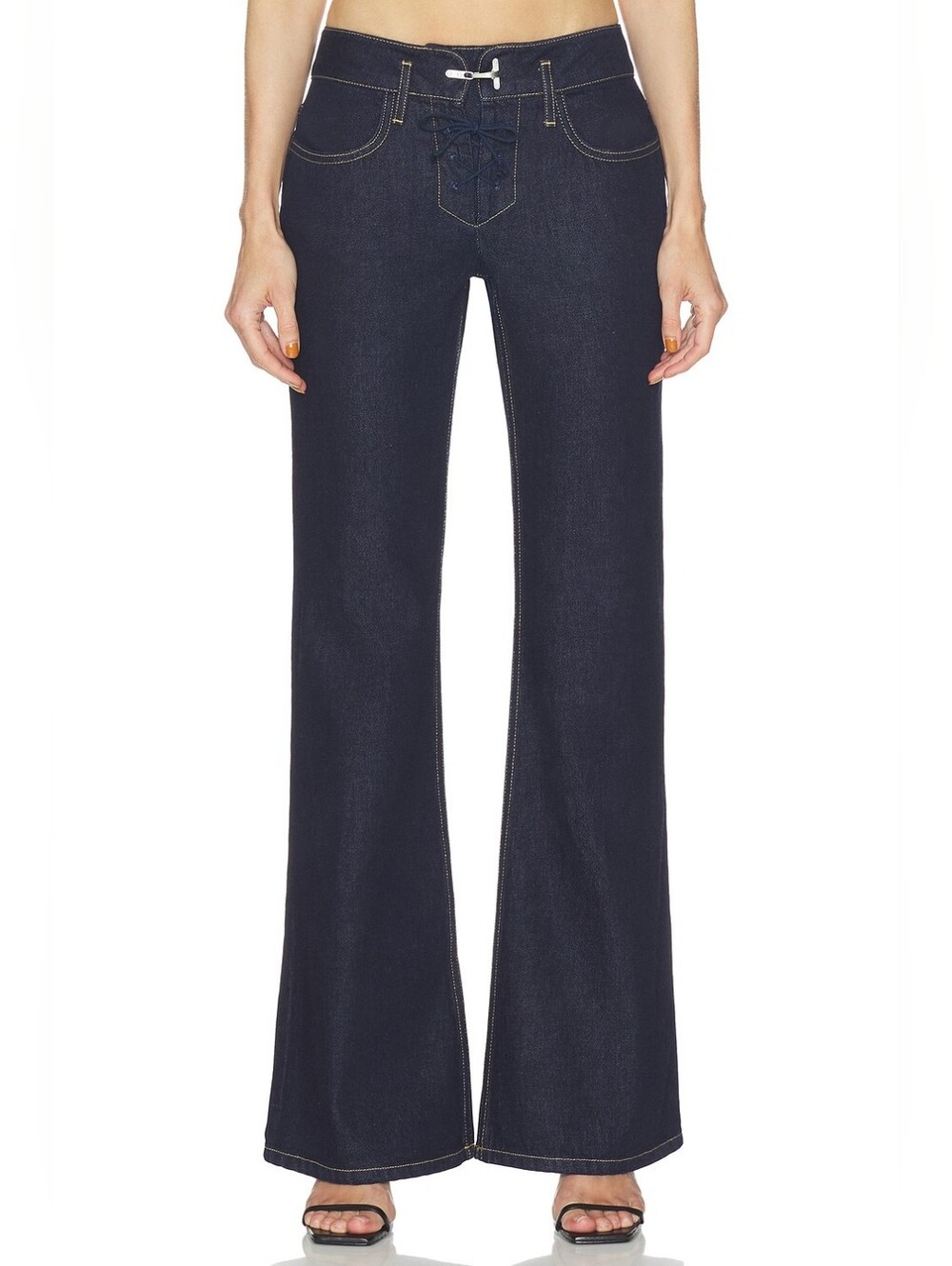 NWT $369 HAELO Low Waist Retro Jean Indigo
